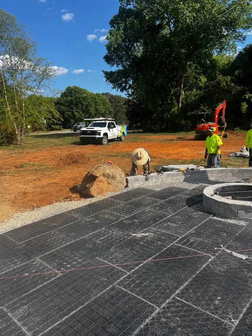 Paver patio installation Greensboro NC