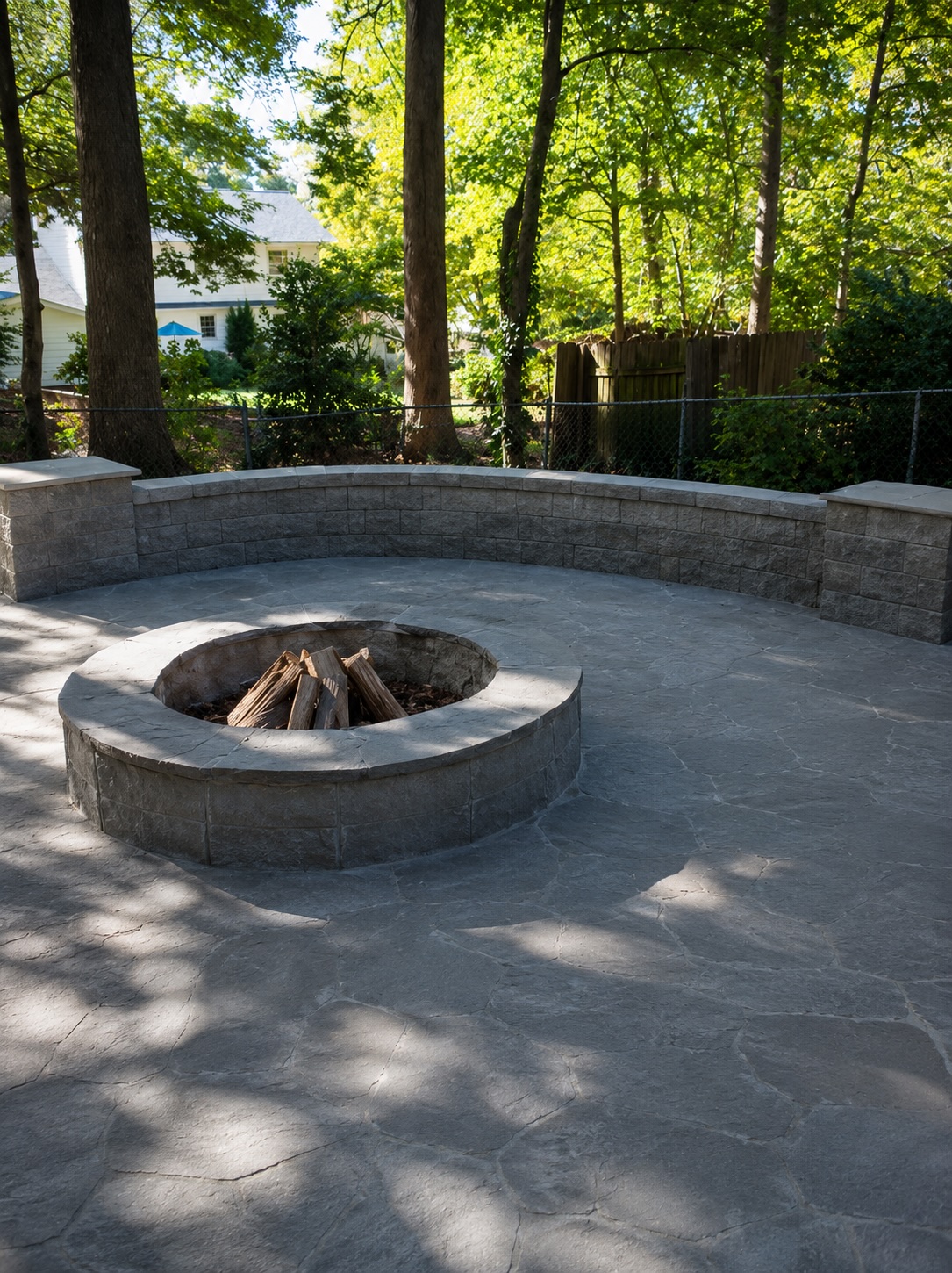 Landscaping Jamestown NC — backyard patio and outdoor living landscape